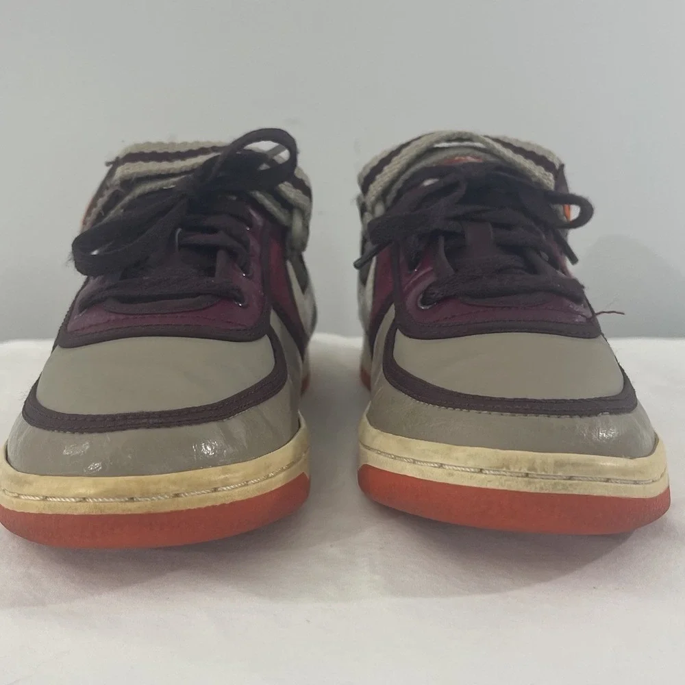 Nike‎ Shoes Size 5.5Y 2007 Vandal Low W/Strap Leather Women's 7.5 Brown Burgundy